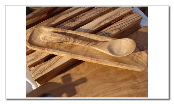 Olive Wood Spoon Rest