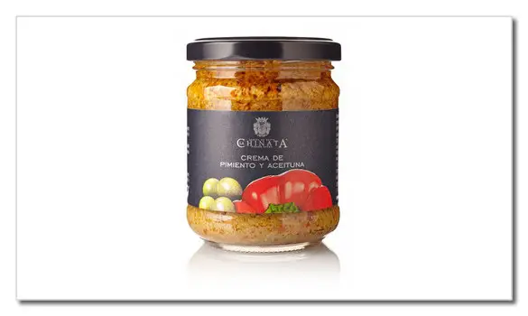 Olive Tapenade to Red Peppers