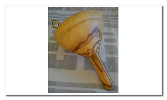 Mini Embudo Madera de Olivo